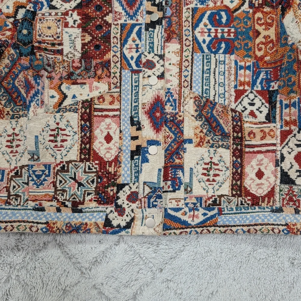 Multicolor Patchwork Jacket - Picture 3 of 8